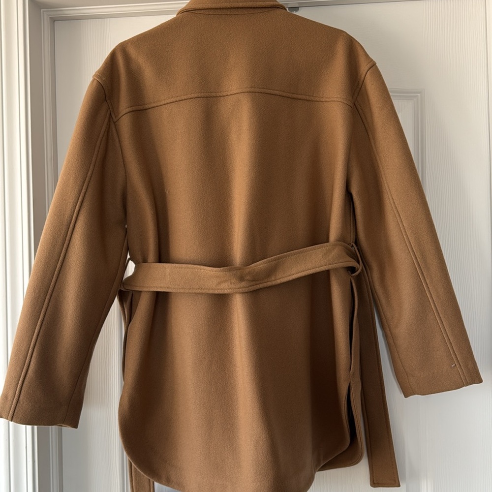 Wilfred Rialto Brown Utility Jacket with Belt and Collar - Picture 5 of 7